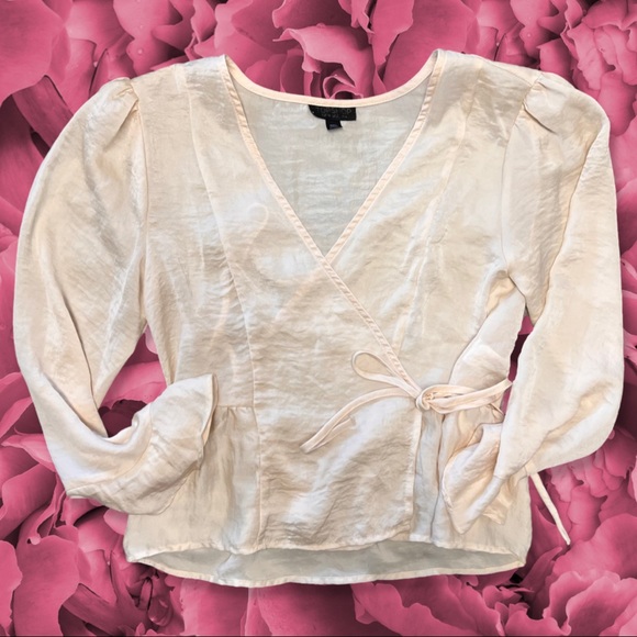 TOPSHOP Wrap Top